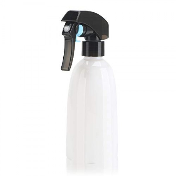 360 Degree Spray Bottle, Suream 10oz/300ml Fine Mist Spray Bottle Misting in Any Position, Refillable Empty Plastic Water Bottle for Salon Hair Stylist In-house Plants, Hairstyling, Ironing, Cleaning