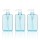 Blue Plastic Pump Bottles, Suream 3 Packs 9.9oz/280ml Refillable Square Hand Pump Containers for Essential Oil Soap Lotion Shampoo, Great Soap Dispensers for Bathroom, Kitchen Sink and Travel Use