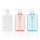 Empty Hand Pump Bottles for Shower, Suream 3 Pack 9.9oz/280ml White Pink Blue Refillable Square Soap Dispensers for Lotion Shampoo Hand Wash, Plastic Containers for Bathroom, Kitchen Sink and Travel