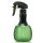 Empty Mist Spray Bottle, Suream 13.5oz/400ml Clear Green Round Misting Bottle for Curly Hair, Refillable Plastic Sprayer for Hair Styling, Plant Watering, Ironing and Cleaning Solutions