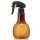 Empty Plastic Spray Mister, Suream 13.5oz/400ml Mist Spray Bottle for Curly Hair, Refillable Amber Round Houseplant Water Sprayer for Hair Styling, Planting, Gardening, Ironing and Cleaning Solution