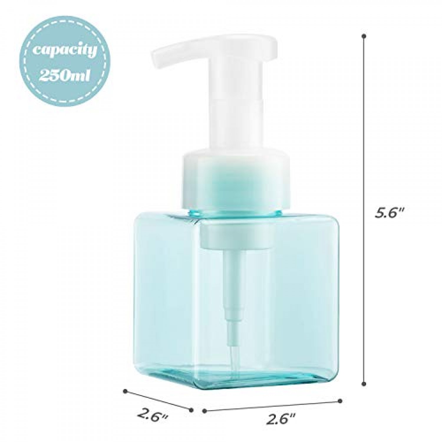 Foam bottle empty 250ml 450ml plastic soap dispenser foam bottle