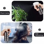 Hair Mister Bottle, Suream 8.45oz/250ml Spray Water Bottle with Black Grid for Curly Hair, Refillable Empty Mist Sprayer for Hair Caring, Plants Watering, Ironing and Cleaning Uses
