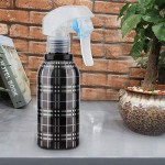 Hair Mister Bottle, Suream 8.45oz/250ml Spray Water Bottle with Black Grid for Curly Hair, Refillable Empty Mist Sprayer for Hair Caring, Plants Watering, Ironing and Cleaning Uses