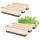 Indoor Windowsill Planter Boxes, Greaner 6 Pack 16 x3.8 Inch Rectangle Succulent Cactus Window Box with Tray, Modern Plastic Plant Pots for Porch, Patio, Garden Balcony, Home Office Outdoor Decoration