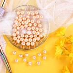Makeup Beads for Brush Holder, Suream 160 Pieces 16mm/0.63Inch Beads for Cosmetic Lipstick Organizer, Vase Filler for Wedding Centerpiece, Birthday Party, Table Scatter, Home Decoration(Gold, No Hole)