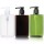 Plastic Pump Bottles, Suream 3 Packs 9.9oz/280ml Square Soap Dispensers with Clear Brown Green color for Essential Oil Soap Lotion Shampoo, Great Containers for Bathroom, Kitchen Sink and Travel Use