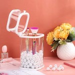 SUREAM 160PCS Makeup Beads for Brush Holder, 16mm/0.63Inch Round Beads for Cosmetic Pen Organizer, Vase Filler for Wedding Centerpiece, Birthday Party, Table Scatter, Home Decoration(White, No Hole)