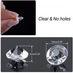 SUREAM Acrylic Ice Rocks 2000 Pieces, 10mm/0.39Inch Diamonds for Decoration Wedding Party, No Holes Clear Diamond Gems Treasure Great for Table Scatter, Crafts, Photography Props, Vase Filler Crystal