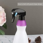 SUREAM Empty Spray Bottle for Plant, 10.6oz/300ml Water Mister with Black Trigger, Plastic Refillable Houseplant Sprayer for Planting, Gardening, Misting Flowers, Ironing and Cleaning Solution