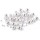 SUREAM No Hole Floating Pearls for Vase, 250PCS Artificial Beads and 2300PCS Clear Gel Beads for Candle Centerpieces, Wedding, Birthday, Brushes Holder, Multipurpose Use Pearls (8/14/20mm, White)