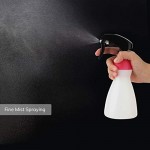 SUREAM Plant Spray Bottle, 10.6oz/300ml Plastic Water Mist Sprayer Refillable Empty Houseplant Sprayer with Black Trigger for Planting, Gardening, Misting Flowers, Ironing and Cleaning Solution