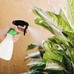 SUREAM Plastic Mister Bottle for Plant, 10.6oz/300ml Fine Mist Sprayer with Black Trigger, Refillable Empty Water Spray Bottle for Planting, Gardening, Misting Flowers, Ironing and Cleaning Solution