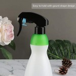 SUREAM Plastic Mister Bottle for Plant, 10.6oz/300ml Fine Mist Sprayer with Black Trigger, Refillable Empty Water Spray Bottle for Planting, Gardening, Misting Flowers, Ironing and Cleaning Solution