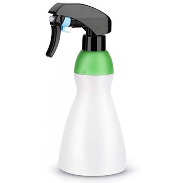 SUREAM Plastic Mister Bottle for Plant, 10.6oz/300ml Fine Mist Sprayer with Black Trigger, Refillable Empty Water Spray Bottle for Planting, Gardening, Misting Flowers, Ironing and Cleaning Solution