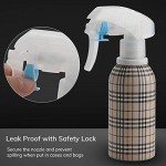 Water Sprayer for Hair, Suream 8.45oz/250ml Spray Water Bottle with Yellow Grid for Curly Hair, Refillable Empty Mist Sprayer for Hair Caring, Plants Watering, Ironing and Cleaning Uses