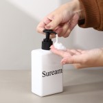 Suream Empty Shampoo Bottles with Pump, 3Pack 9.5oz/280ml Refillable Body Wash Dispensers for Shower, Plastic Countertop Soap Bottle for Bathroom, Kitchen Sink, Hotle, Salon Suream Empty Shampoo Bottles with Pump, 3Pack 9.5oz/280ml Refillable Body Wash Dispensers for Shower, Plastic Countertop Soap Bottle for Bathroom, Kitchen Sink, Hotle, Salon