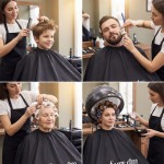 Suream Barber Cape, Professional Salon Hair Cutting Cape, Large Hairdresser Cape for Haircut, Coloring, Makeup, Styling-56"x63" Suream Barber Cape, Professional Salon Hair Cutting Cape, Large Hairdresser Cape for Haircut, Coloring, Makeup, Styling-56"x63"