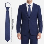 Suream Zipper Ties for Men Adjustable Men's Neckties Zip on Tie for Zipper Skinny Necktie Clip on Slim Tie Suream Zipper Ties for Men Adjustable Men's Neckties Zip on Tie for Zipper Skinny Necktie Clip on Slim Tie